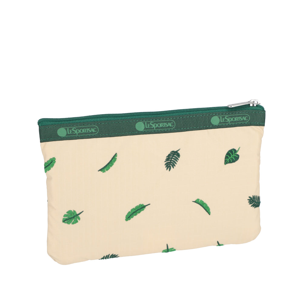 3-ZIP COSMETIC 三層拉鍊化妝包 - 棕櫚風情