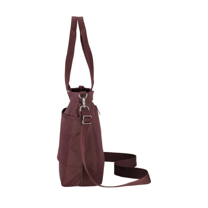 CARRYALL ZIP TOTE 大容量拉鍊托特包 - 深櫻紅
