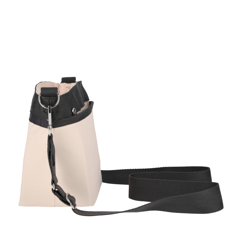 SMALL BUCKET BAG 小型斜背方形包 - 晨曦桃粉/夜幕灰