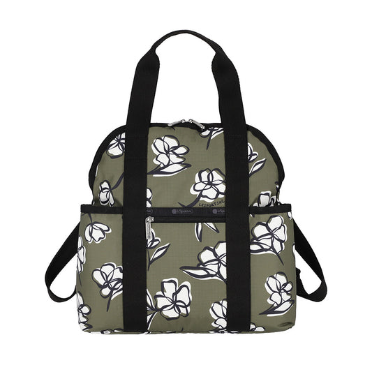 DOUBLE TROUBLE BACKPACK 兩用後背包 - 綠野花徑