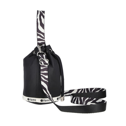 DRAWSTRING BUCKET XBODY 束口水桶斜背包- 黑夜斑影