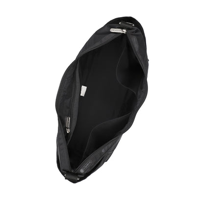 ZIP BUCKET SHOULDER 拉鍊肩背包 - 永恆黑