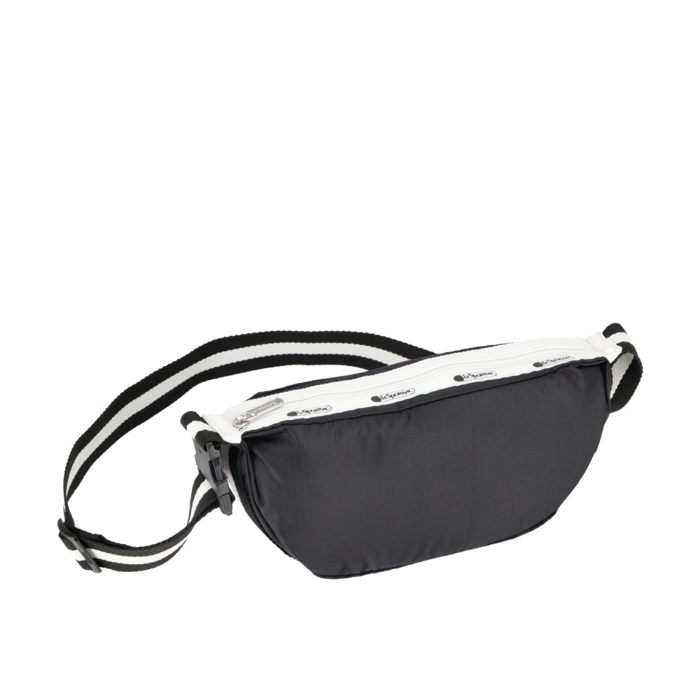 CONV SM SHOULDER BAG 小型半月包 - 滾邊夜幕黑