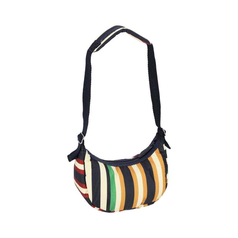 MINI CRESCENT 迷你半月包 - 斑斕彩條