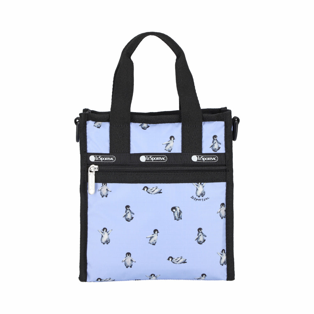 MINI N/S TOTE 迷你方型托特包 - 雪地小企鵝