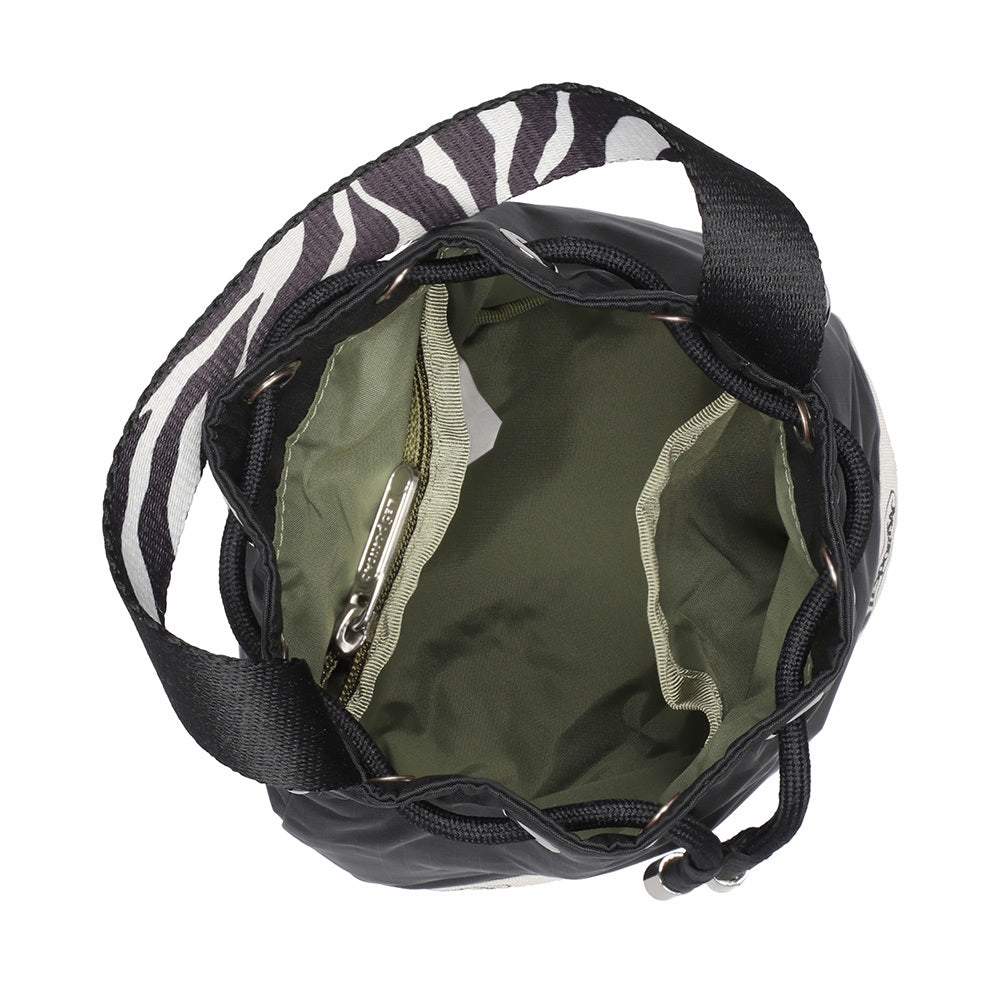 DRAWSTRING BUCKET XBODY 束口水桶斜背包- 黑夜斑影