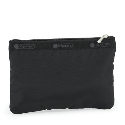 3-ZIP COSMETIC 三層拉鍊化妝包 - 永恆黑