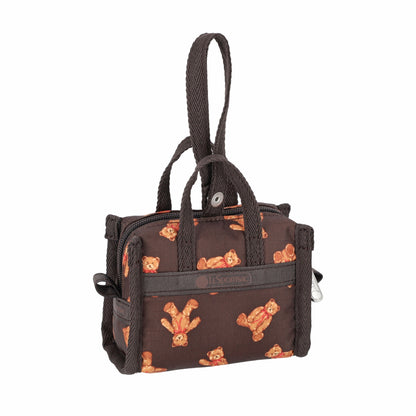 MICRO WEEKENDER CHARM 迷你旅行袋掛飾 - 泰迪熊樂園