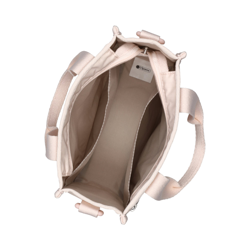 MINI N/S TOTE 迷你方型托特包 - 晨曦桃粉