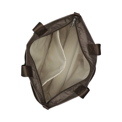 CARRYALL ZIP TOTE 大容量拉鍊托特包 - 摩卡棕