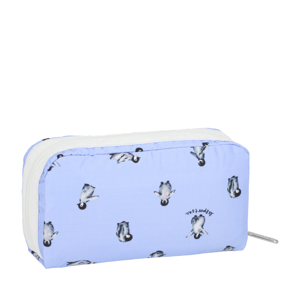 RECTANGULAR COSMETIC 長形化妝包 - 雪地小企鵝
