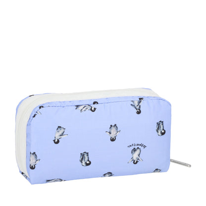 RECTANGULAR COSMETIC 長形化妝包 - 雪地小企鵝