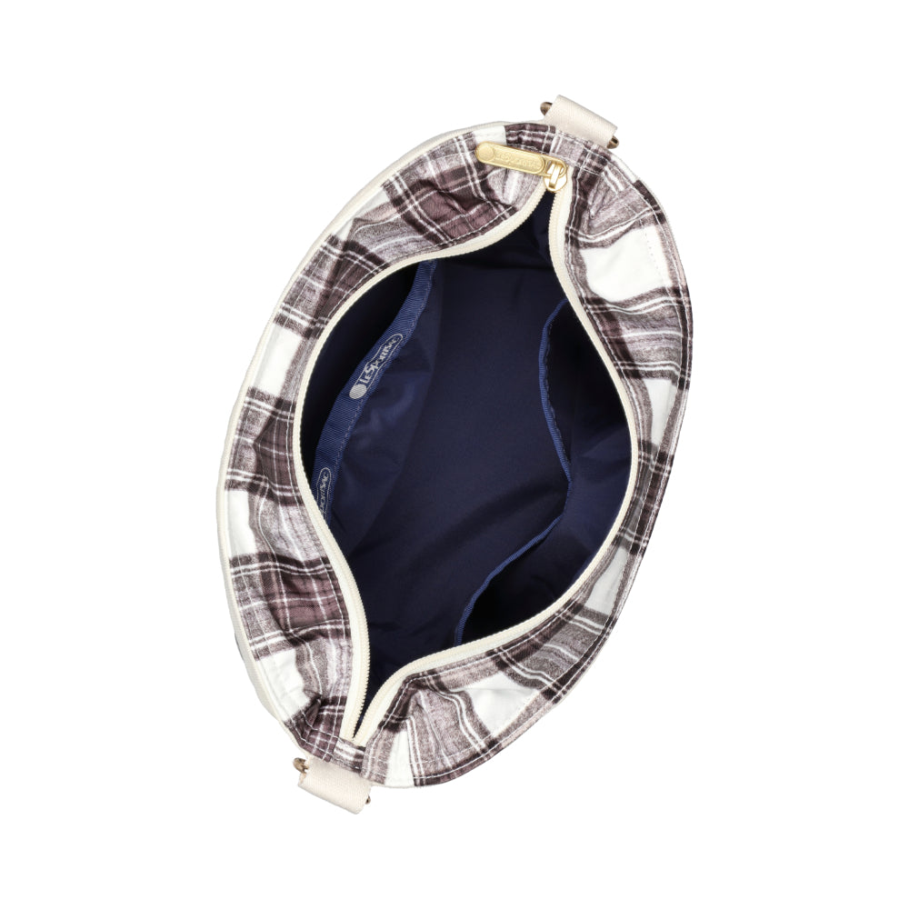 SMALL BUCKET BAG 小型斜背方形包 - 蘇格蘭塔坦/燈芯絨