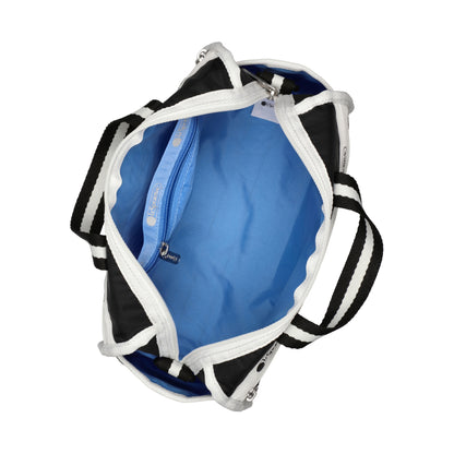 MINI DUFFEL CROSSBODY 迷你筒狀肩背包 - 滾邊夜幕黑