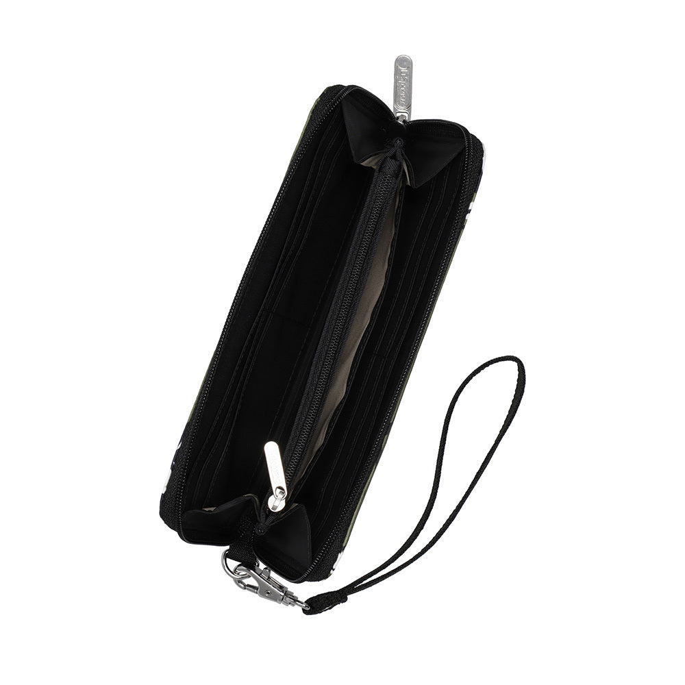 TECH WALLET WRISTLET 腕帶零錢包 - 綠野花徑