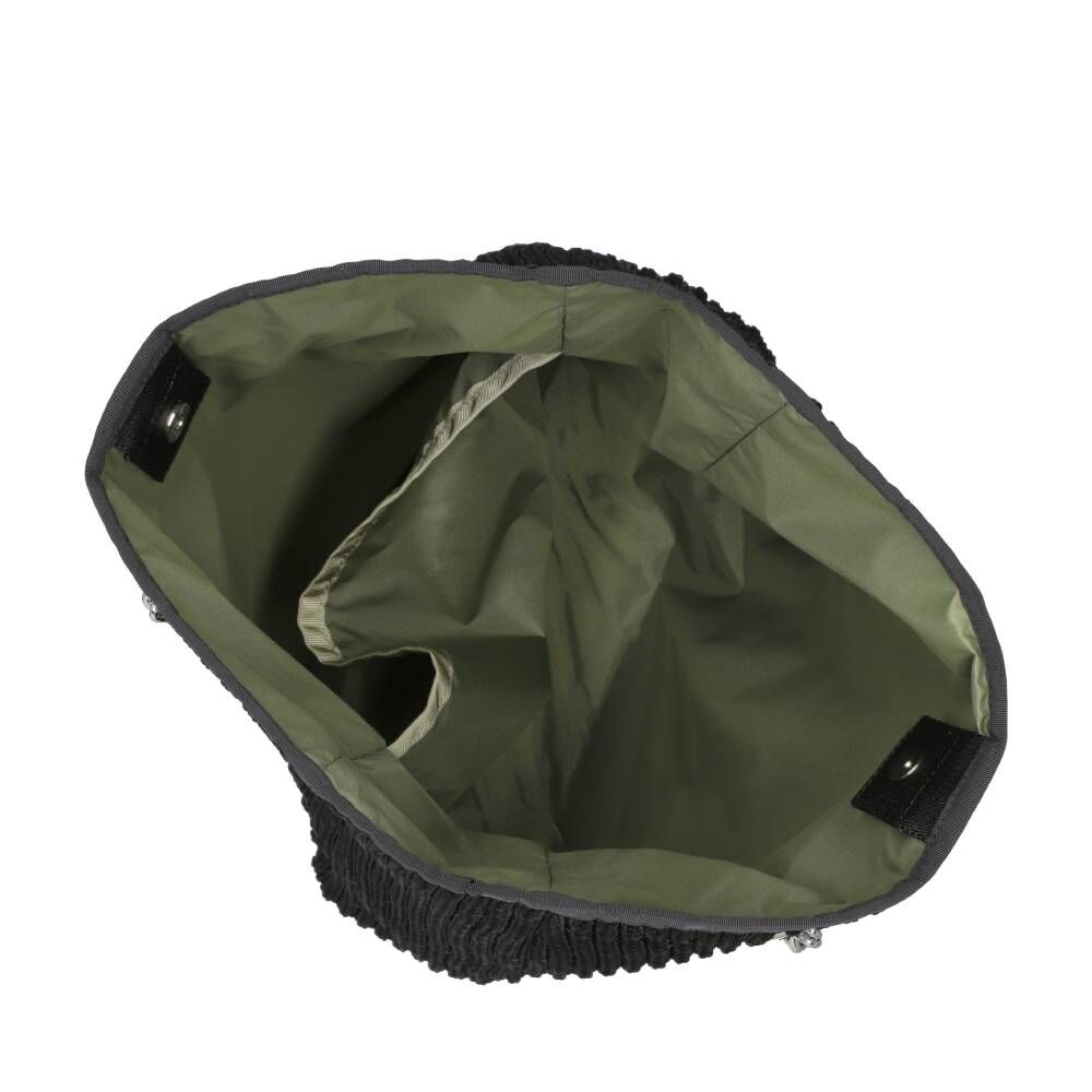 CHAIN CROCHET N/S TOTE 鏈袋編織直式托特包 - 墨紋編織