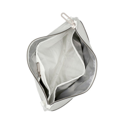 POUCH CROSSBODY 輕便拉鍊斜背包 - 極致白