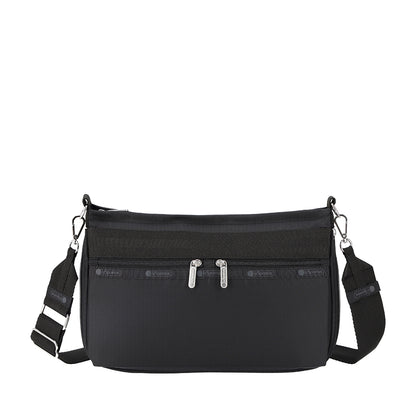 E/W ZIPPER BAG 拉鍊斜背包 - 永恆黑