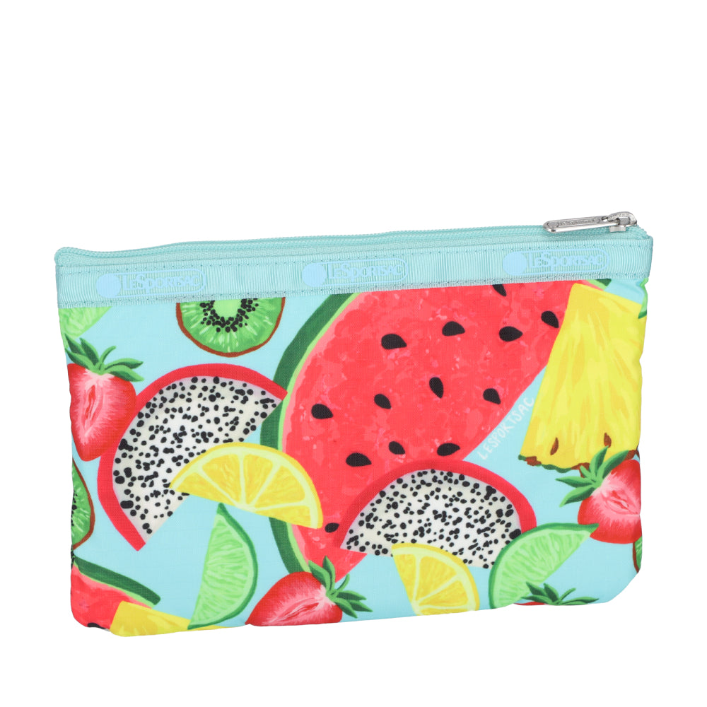 3-ZIP COSMETIC 三層拉鍊化妝包 - 熱帶水果