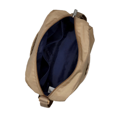 DANIELLA CROSSBODY 拉鍊斜背包 - 肉桂棕糖