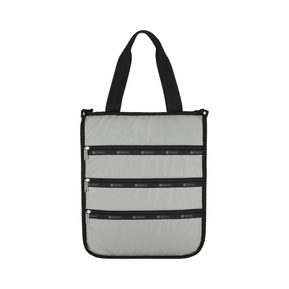 3 ZIP N/S TOTE 三拉鍊托特包 - 灰階色塊