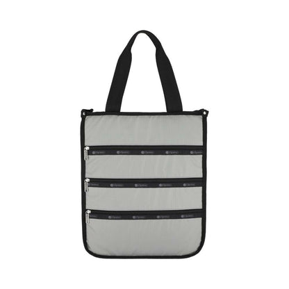 3 ZIP N/S TOTE 三拉鍊托特包 - 灰階色塊