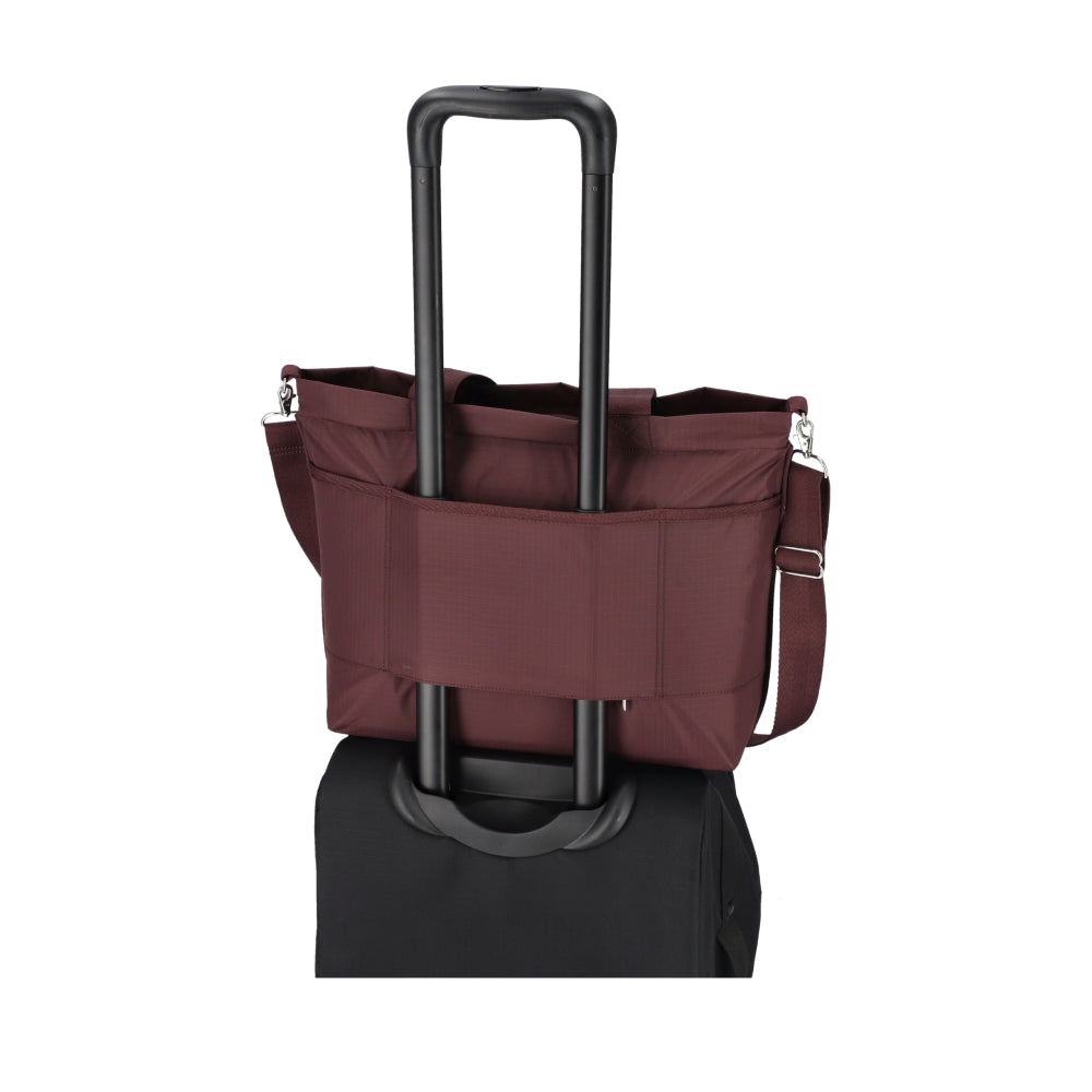 CARRYALL ZIP TOTE 大容量拉鍊托特包 - 深櫻紅
