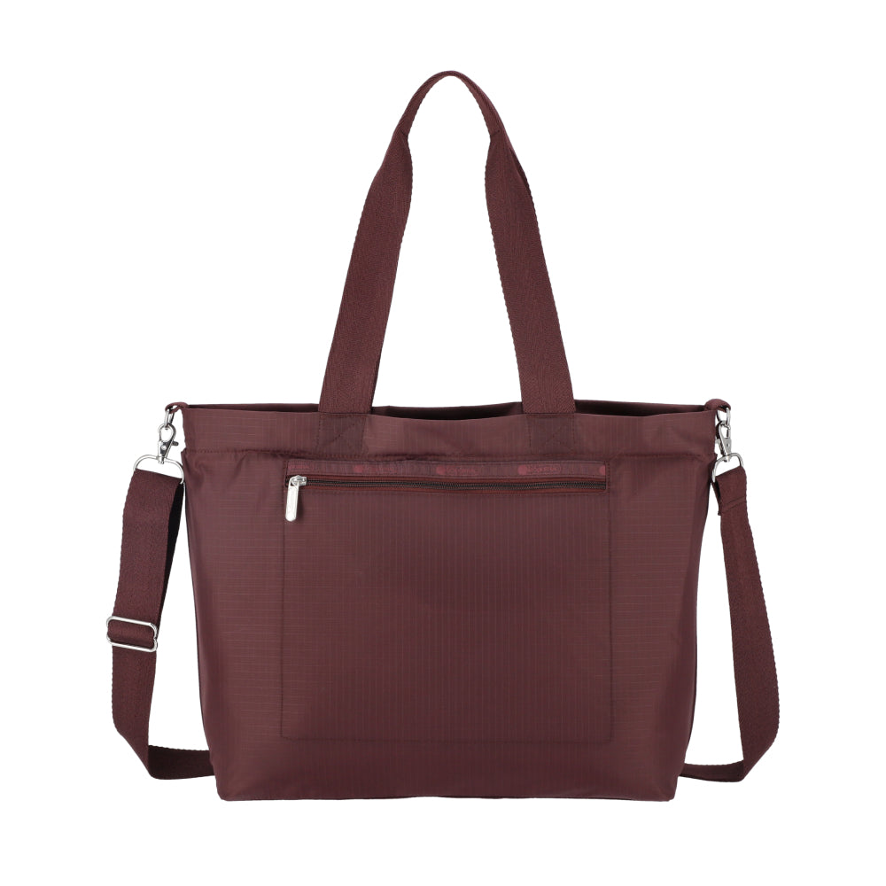 CARRYALL ZIP TOTE 大容量拉鍊托特包 - 深櫻紅
