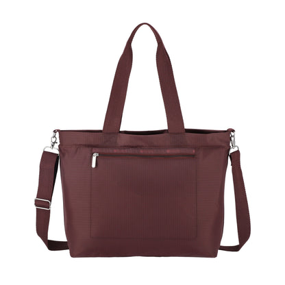 CARRYALL ZIP TOTE 大容量拉鍊托特包 - 深櫻紅
