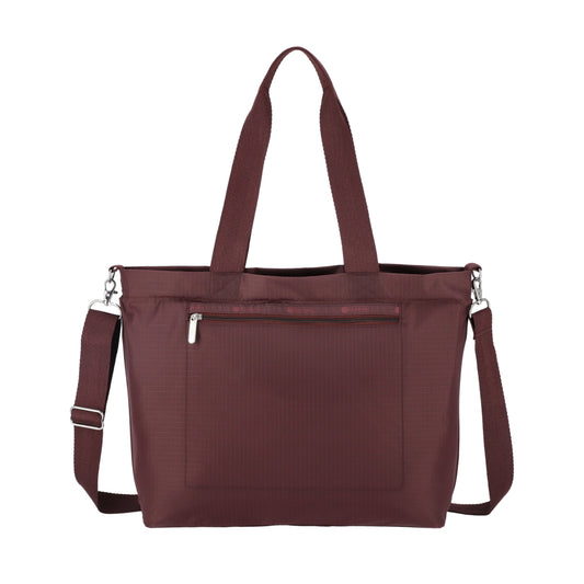 CARRYALL ZIP TOTE 大容量拉鍊托特包 - 深櫻紅