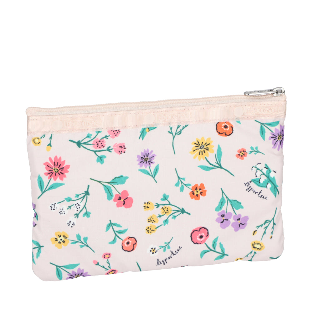 3-ZIP COSMETIC 三層拉鍊化妝包 - 輕舞野花