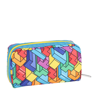 RECTANGULAR COSMETIC 長形化妝包 - 方塊謎城