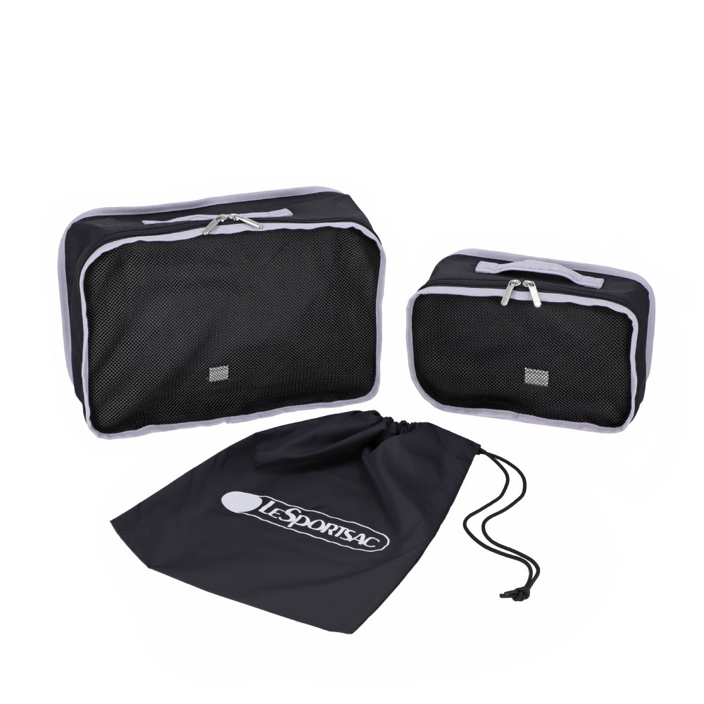 PACKING POUCH SET 旅行收納袋組 - 深海藍/柔霧紫