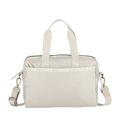 SMALL UPTOWN SATCHEL 小手提袋 - 淺棕灰