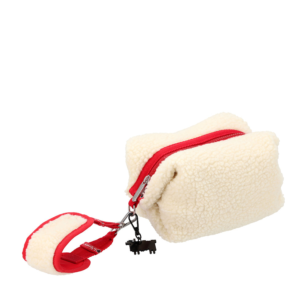 W&W CONVERTIBLE HOBO 兩用半月包 - W&W 絨毛奶霜