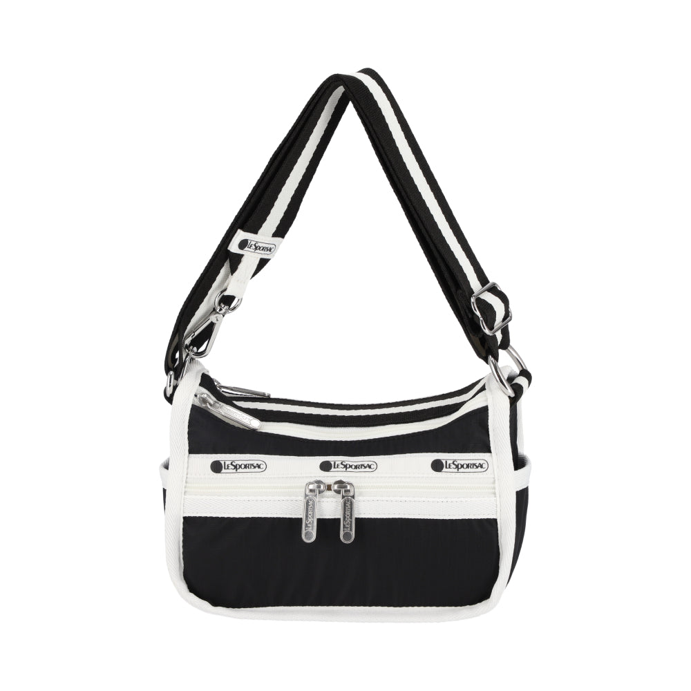 SMALL LOAF CROSSBODY 小型法棍包 - 滾邊夜幕黑