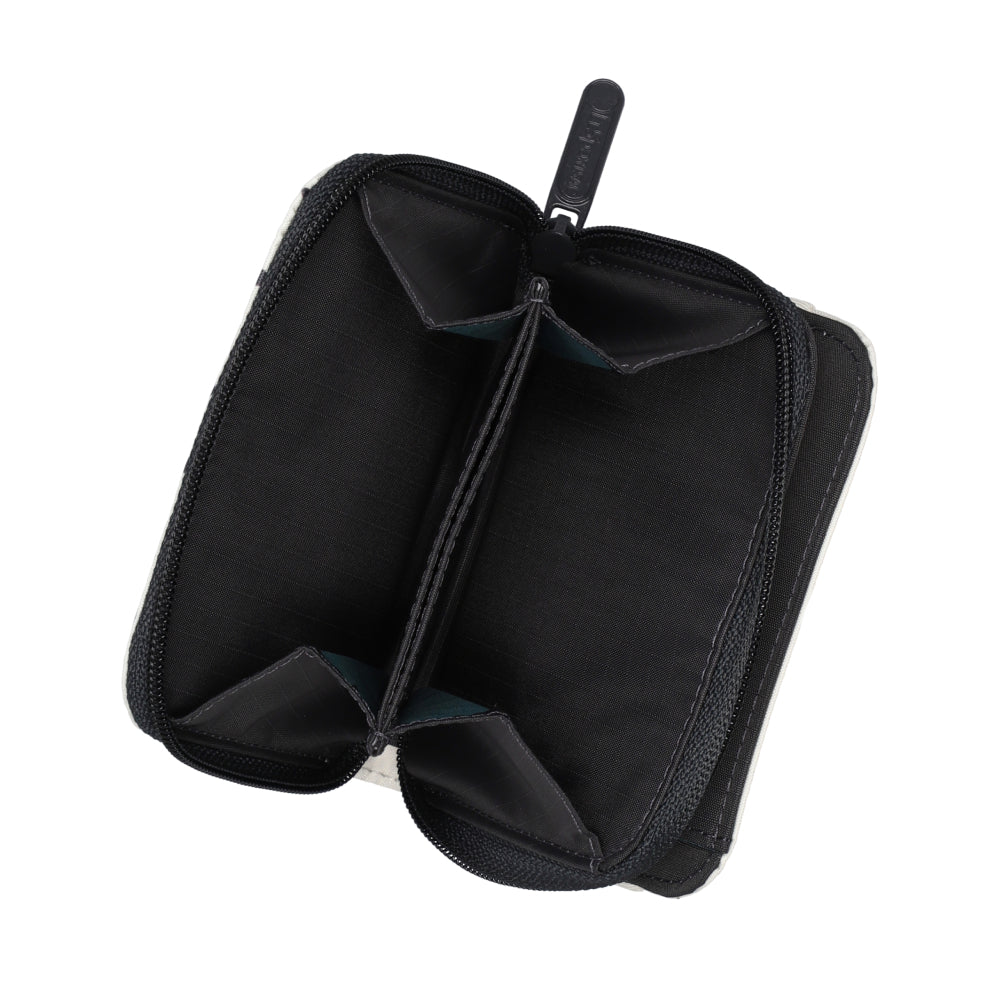 CLAIRE WALLET 拉鍊短夾 - 水玉點點