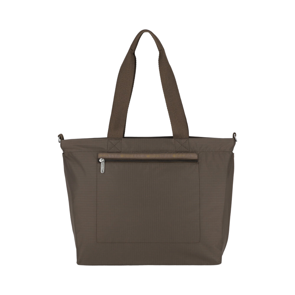 CARRYALL ZIP TOTE 大容量拉鍊托特包 - 摩卡棕