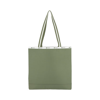 N/S CARRYALL TOTE 長型托特袋 - 滾邊橄欖綠
