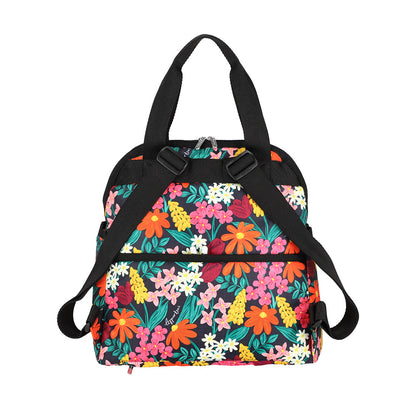 DOUBLE TROUBLE BACKPACK 兩用後背包 - 繽紛花園