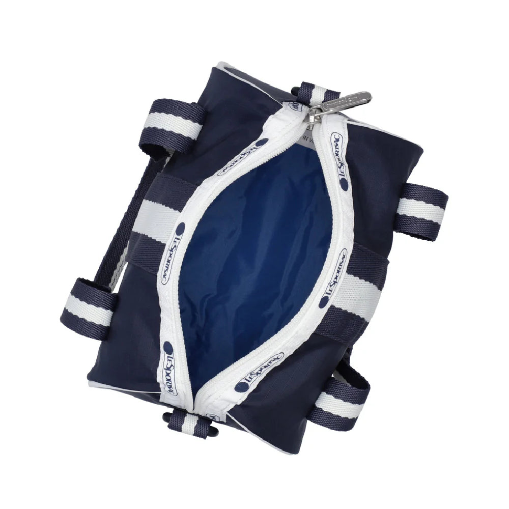 MINI ROLL BAG 迷你圓桶包 - 滾邊深海藍