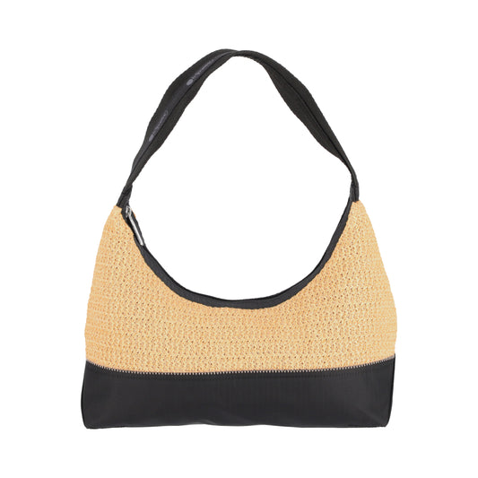 RAFFIA SHOULDER BAG 肩背包 - 拉菲永恆黑