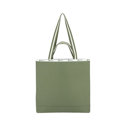 N/S CARRYALL TOTE 長型托特袋 - 滾邊橄欖綠
