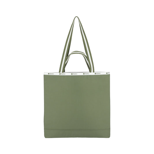 N/S CARRYALL TOTE 長型托特袋 - 滾邊橄欖綠