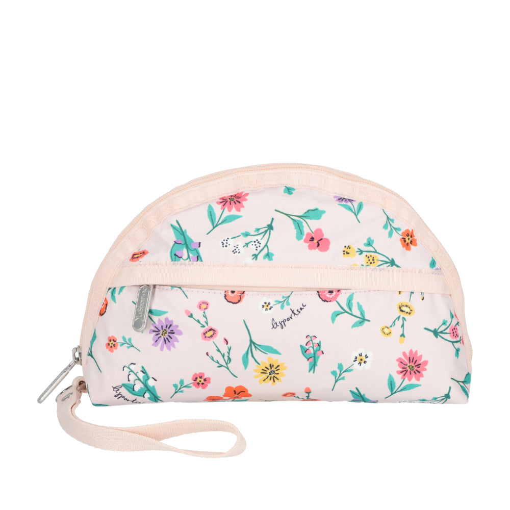 2-ZIP WRISTLET 雙拉鍊手拿包 - 輕舞野花