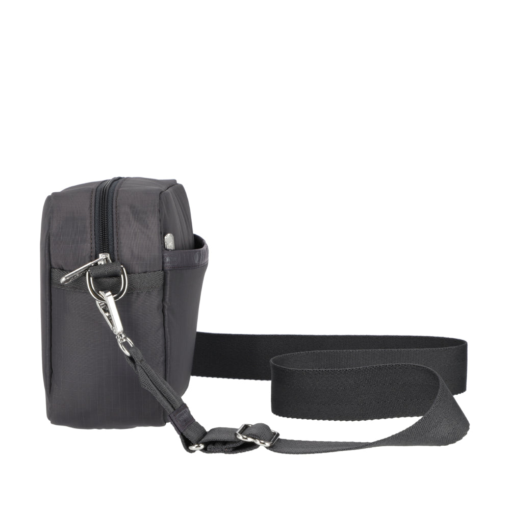 DELUXE CROSSBODY 拉鍊斜背包 - 夜幕灰