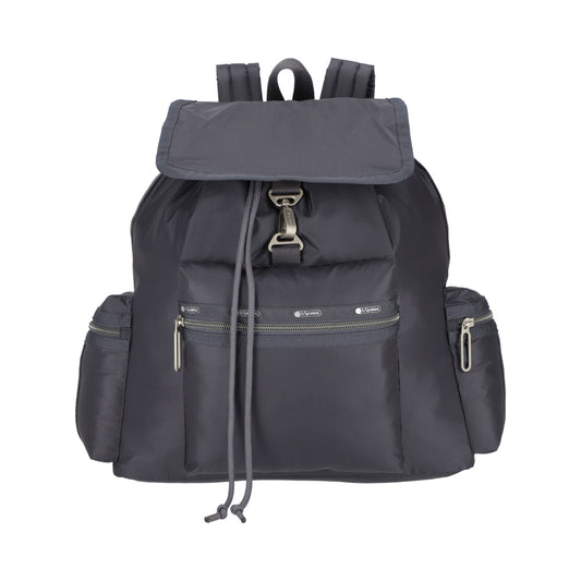 3 ZIP VOYAGER 側邊拉鍊後背包 - 夜影灰