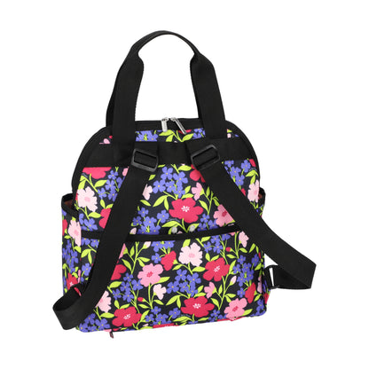 DOUBLE TROUBLE BACKPACK 兩用後背包 - 繽紛花語