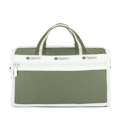 MINI DUFFEL CROSSBODY 迷你筒狀肩背包 - 滾邊橄欖綠