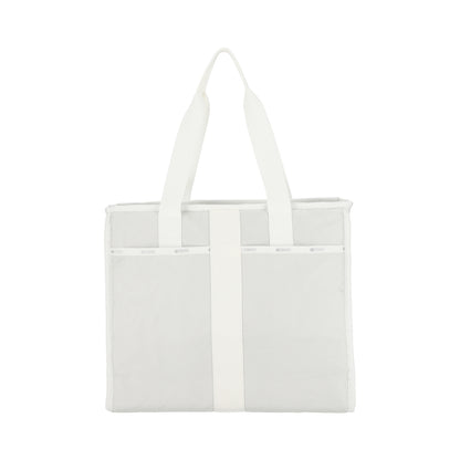 ESSENTIAL CARRYALL 大容量單肩托特包 - 極致白